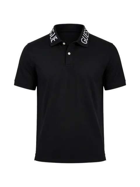 GUESS USA playera tipo polo con logo estampado