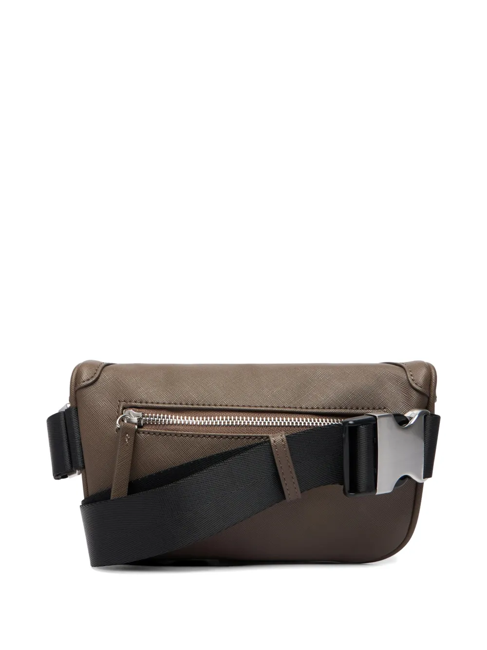 GUESS USA Certosa heuptas met logoplakkaat en ritssluiting Bruin