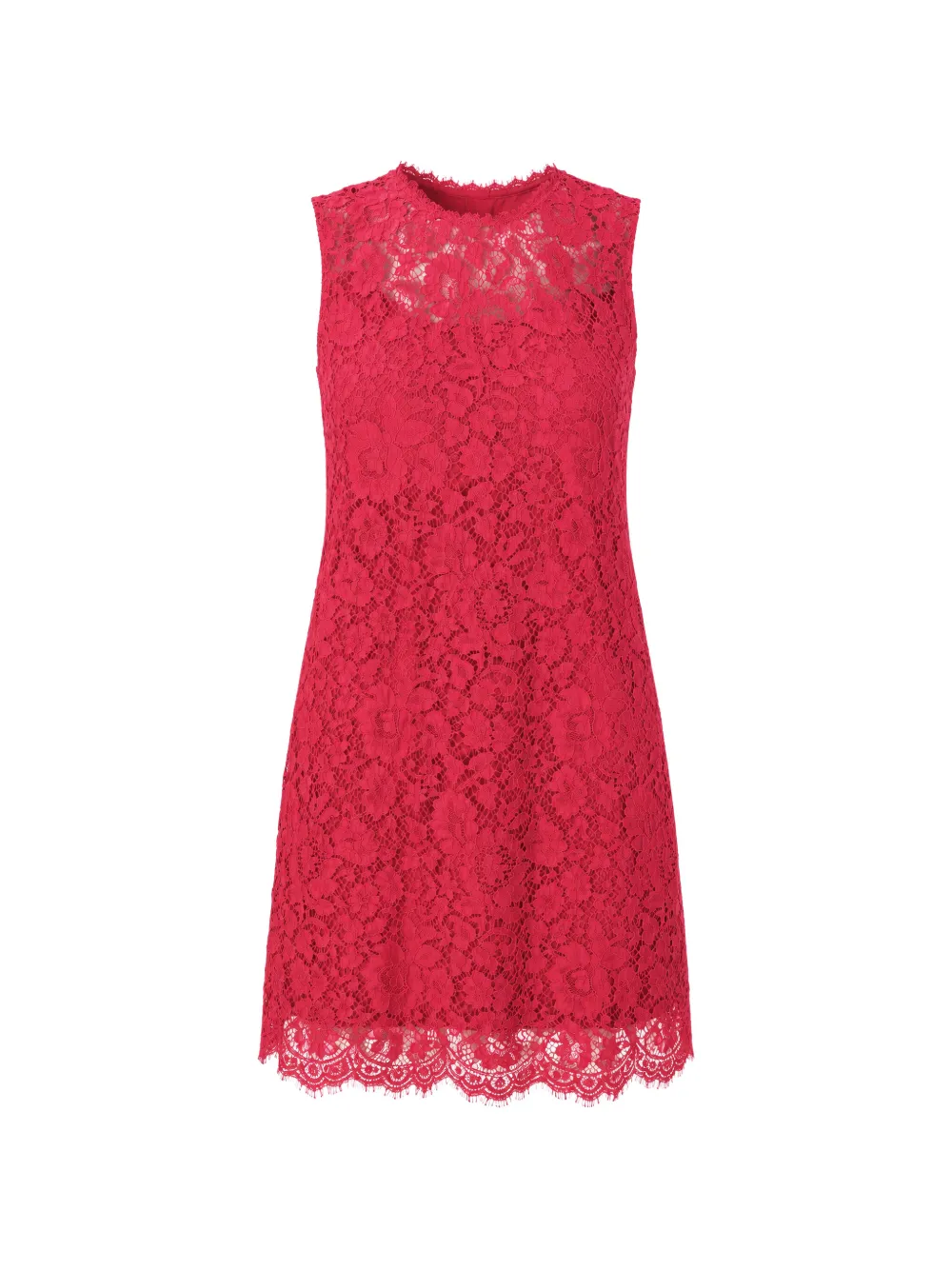 Dolce & Gabbana Abito corto smanicato a fiori - Rosa