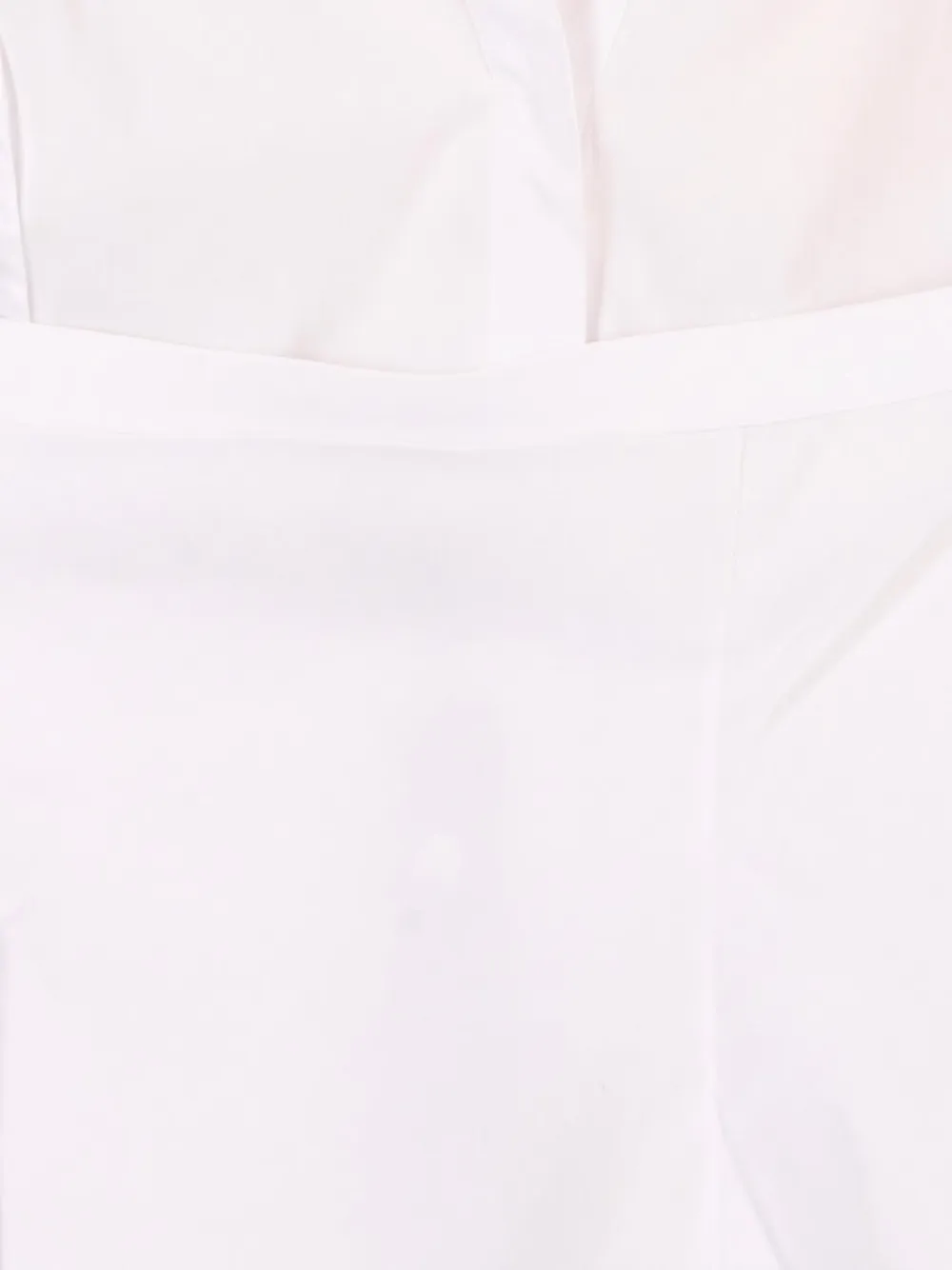 alice + olivia Freya halterneck button-down top Wit