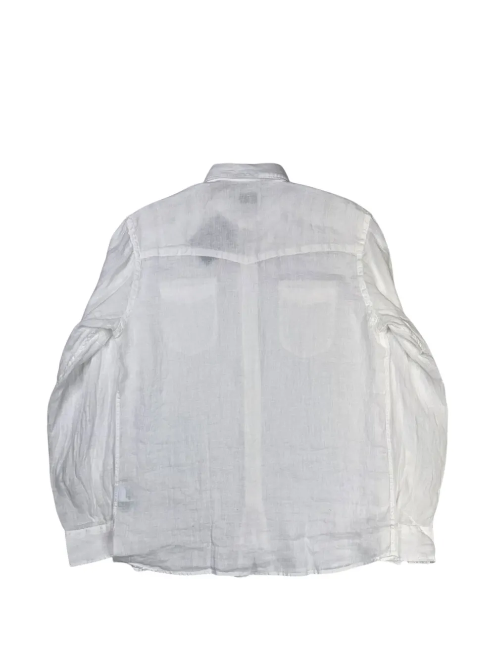 Altea Button-up shirtjack met borstzak Wit