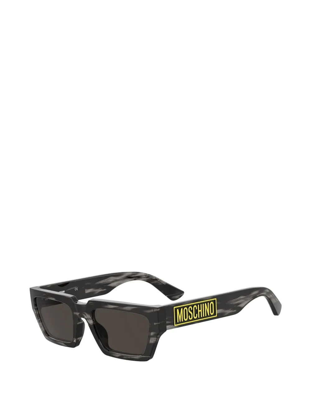 Moschino Eyewear Zonnebril met rechthoekig montuur Grijs
