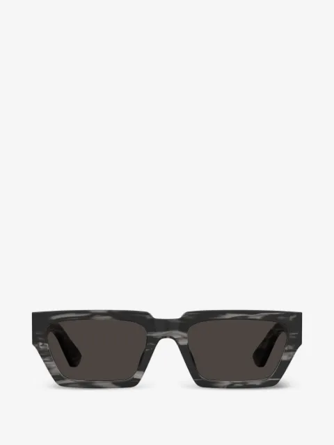 Moschino Eyewear lunettes de soleil rectangulaires à logo