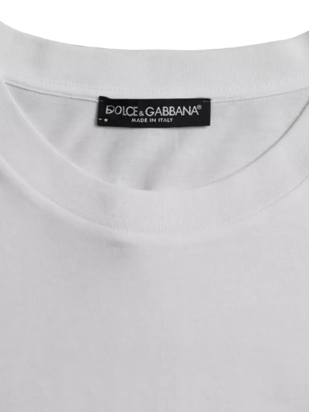 Dolce & Gabbana T-shirt met ronde hals Wit