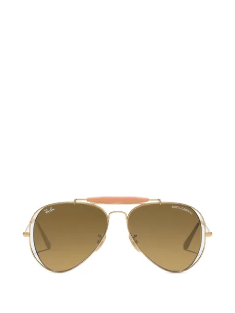 Dolce & Gabbana Eyewear x Ray‑Ban pilot-frame sunglasses