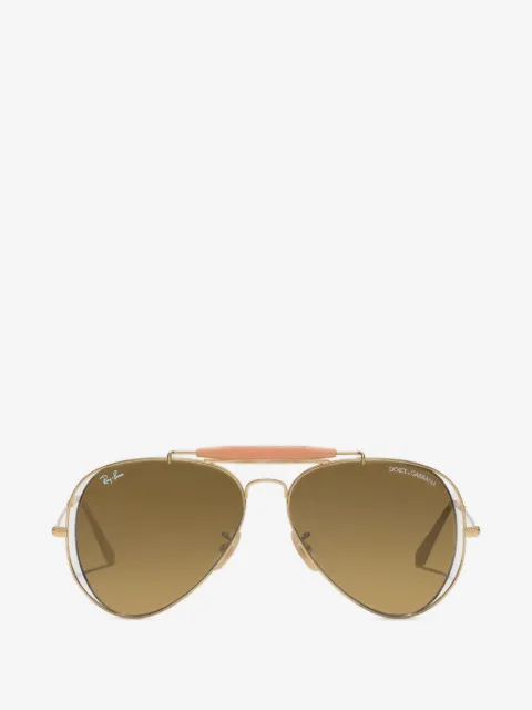 Dolce & Gabbana Eyewear x Ray‑Ban pilot-frame sunglasses