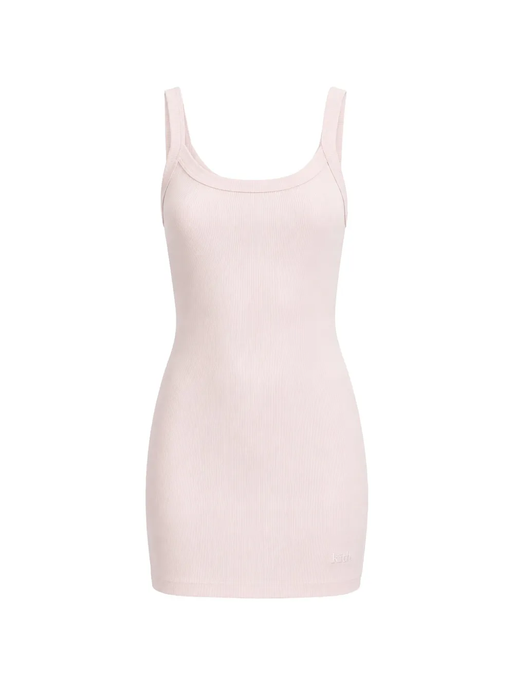 GUESS USA Abito midi smanicato a coste - Rosa