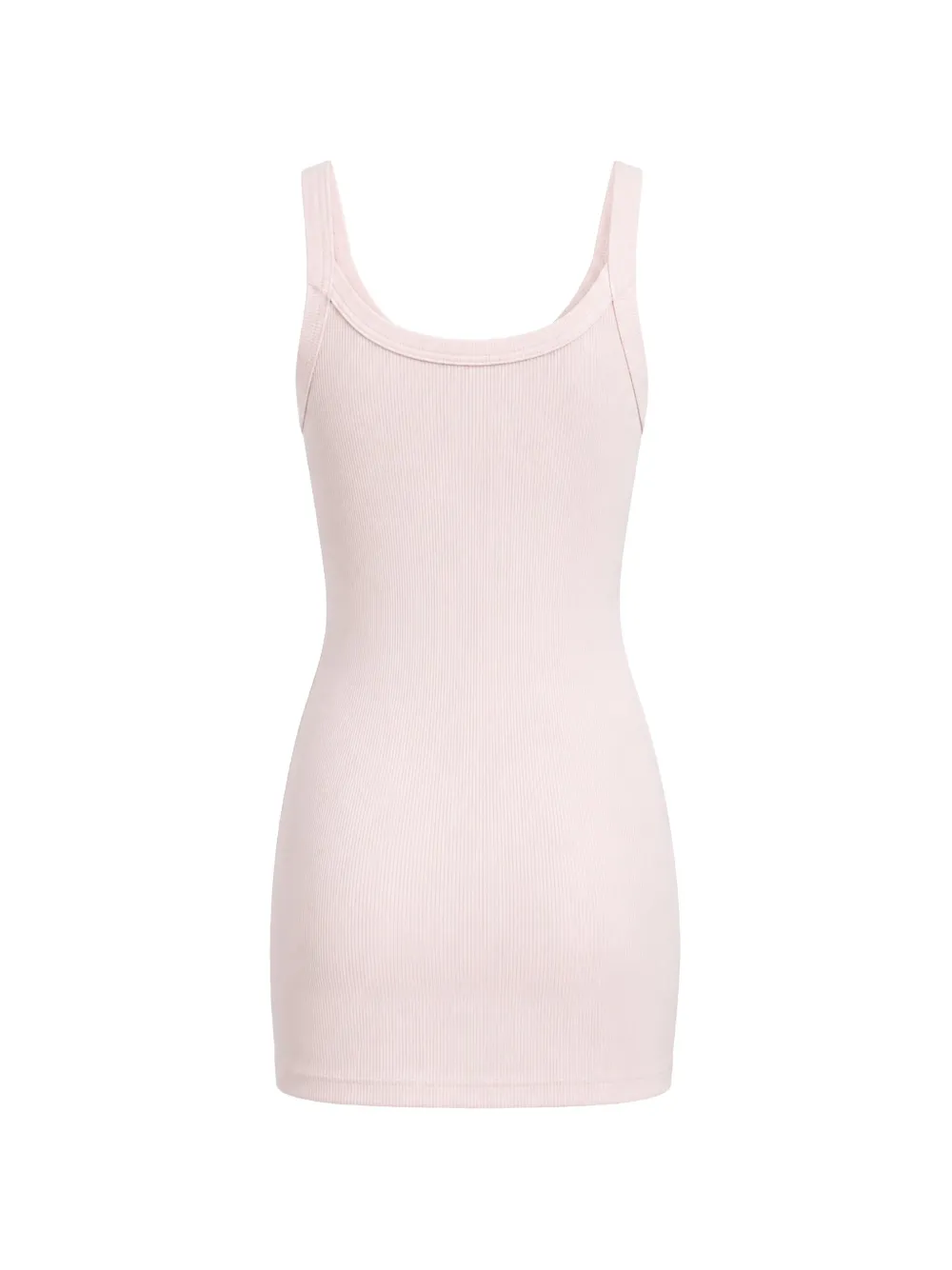 GUESS USA Ribgebreide mouwloze mini-jurk Roze