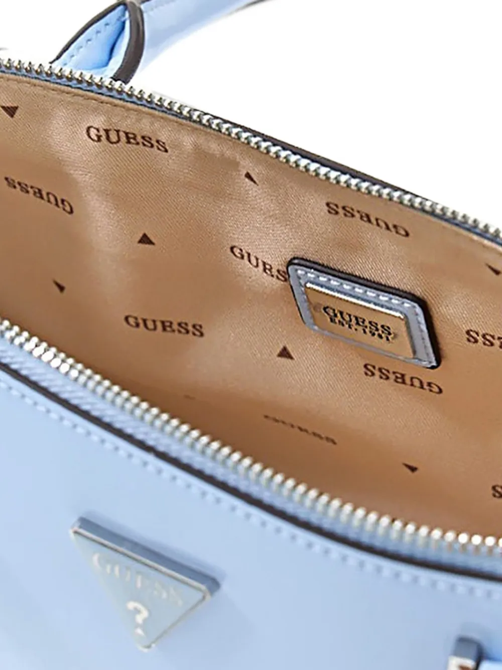 GUESS USA Schoudertas met logoplakkaat Blauw