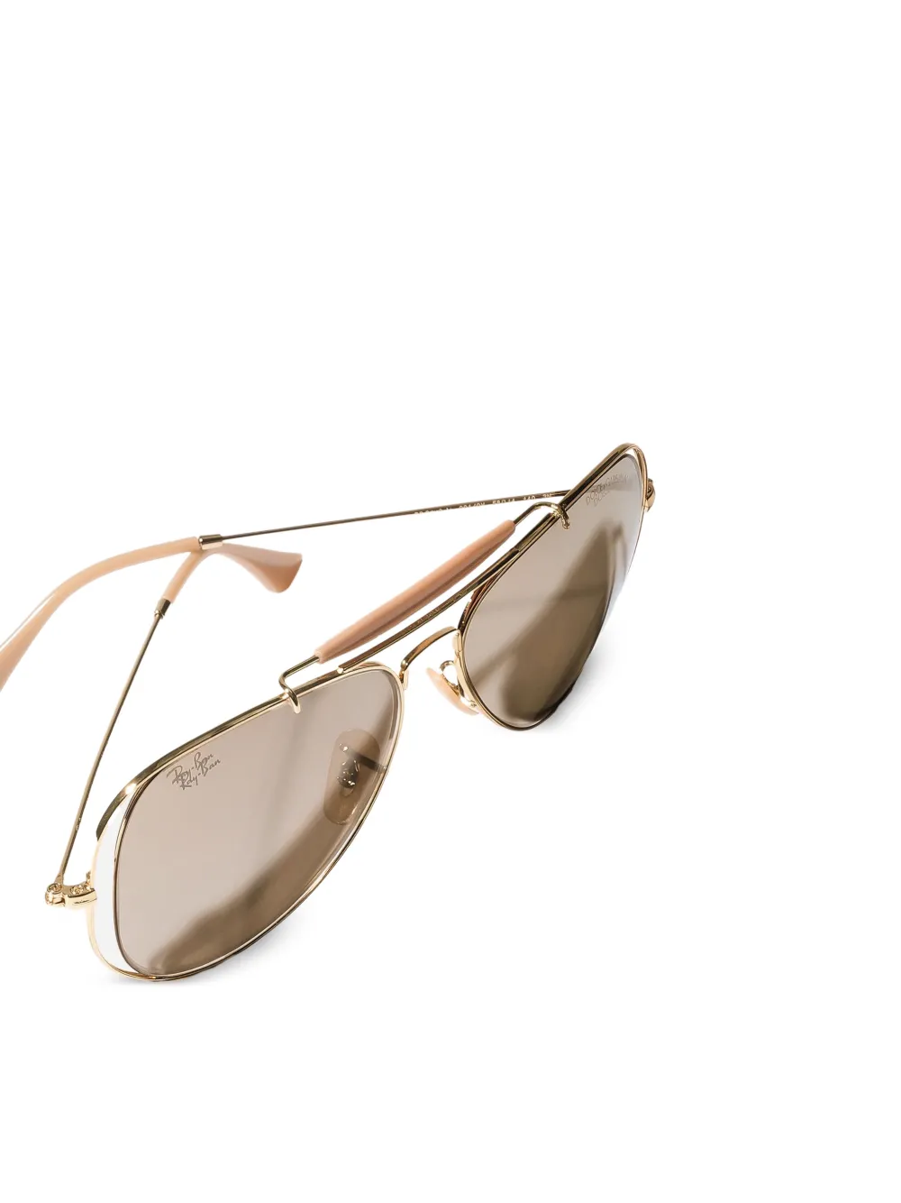 Dolce & Gabbana Eyewear x Ray-Ban zonnebril met piloten montuur Goud