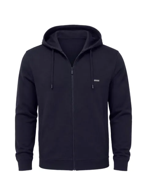 Costume National hoodie con cordones y cierre
