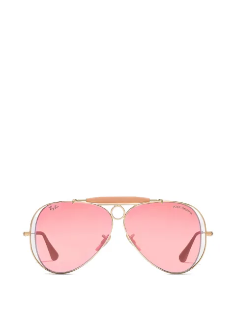 Dolce & Gabbana Eyewear x Ray Ban Aviator-frame sunglasses
