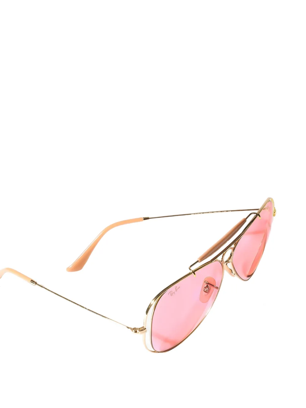 Dolce & Gabbana Eyewear x Ray Ban zonnebril met piloten montuur Goud