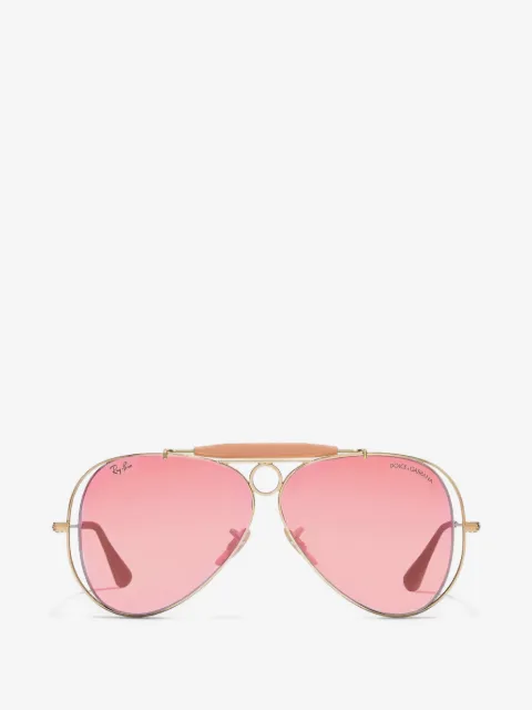 Dolce & Gabbana Eyewear x Ray Ban Aviator-frame sunglasses