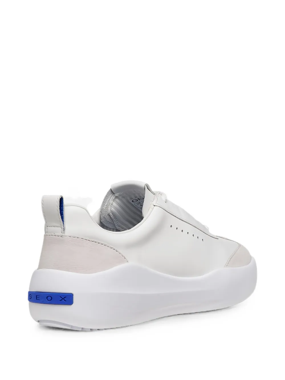 Geox Gxcp-02 suede-panelled sneakers Wit
