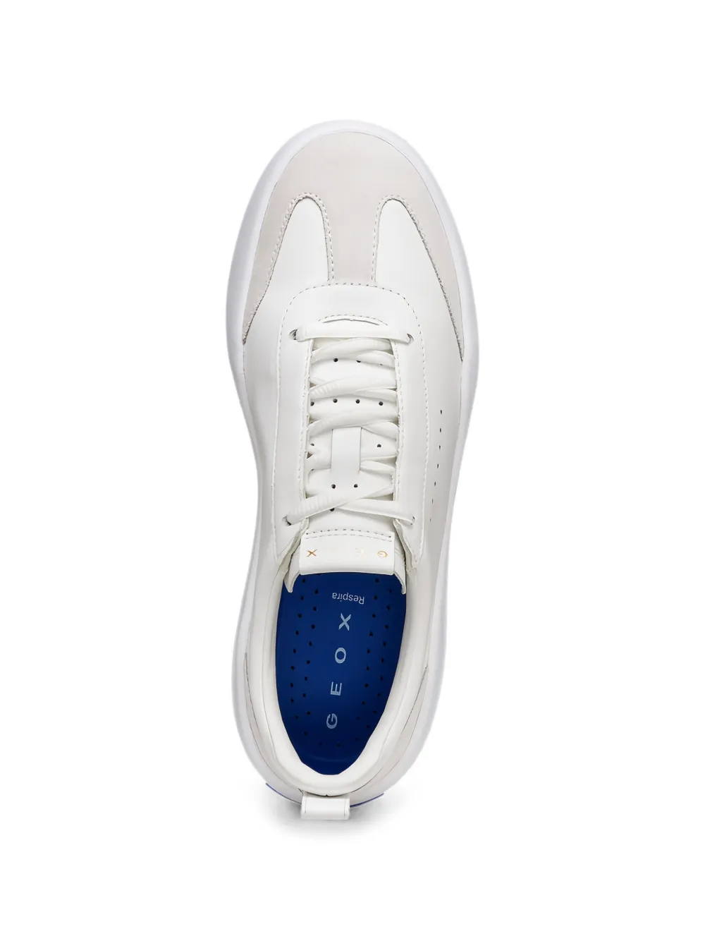 Geox Gxcp-02 suede-panelled sneakers Wit