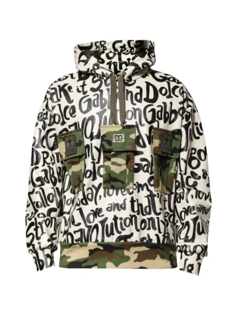 Dolce & Gabbana DGMania graffiti-print hoodie