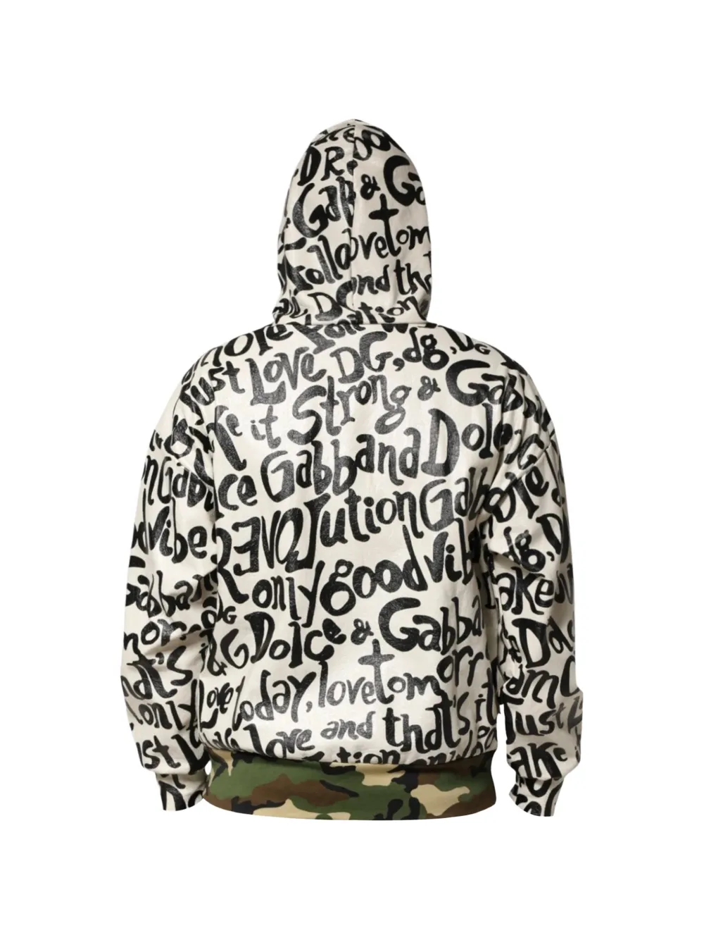 Dolce & Gabbana DGMania hoodie met graffiti-print Wit