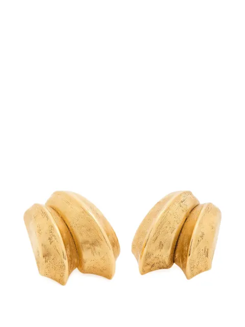 Saint Laurent double blade earrings