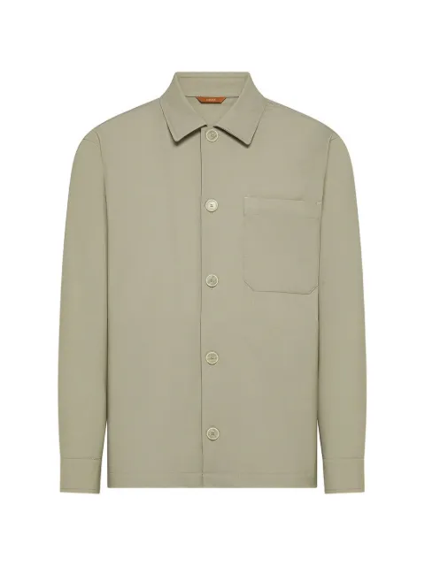 Cruna Cardiff chest-pocket shirt