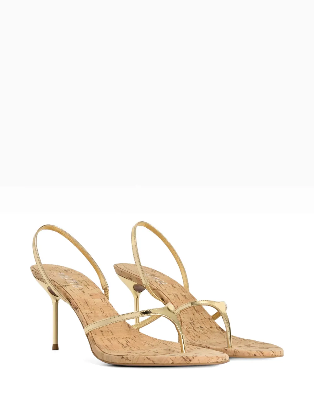 Paris Texas Lidia thong slingback sandals Goud