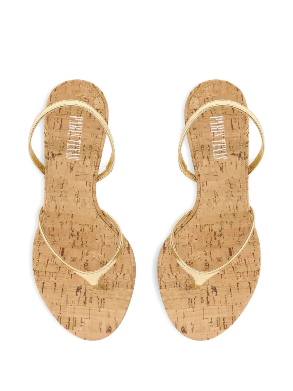 Paris Texas Lidia thong slingback sandals Goud