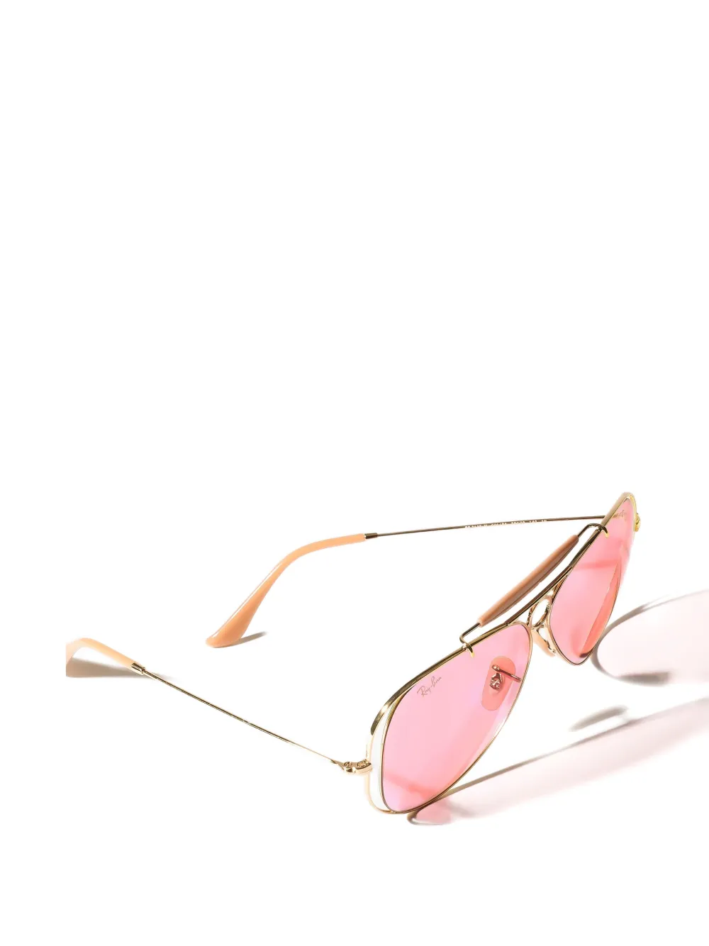 Dolce & Gabbana Eyewear x Ray-Ban zonnebril met piloten montuur Goud