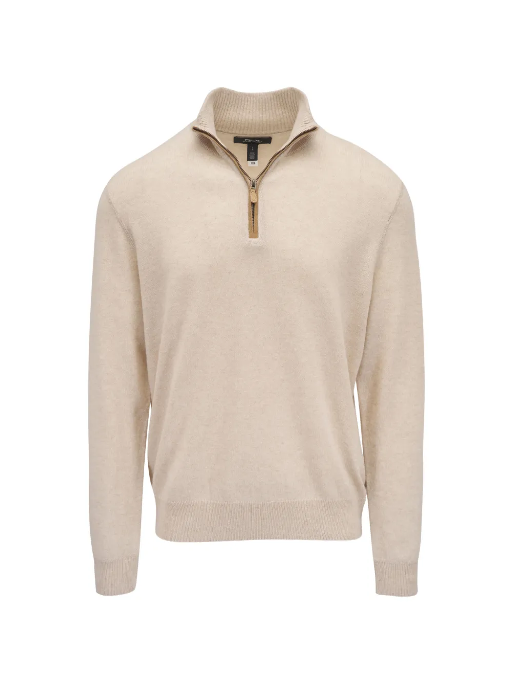 Polo Ralph Lauren Half--zip Cashmere Sweater In Neutral