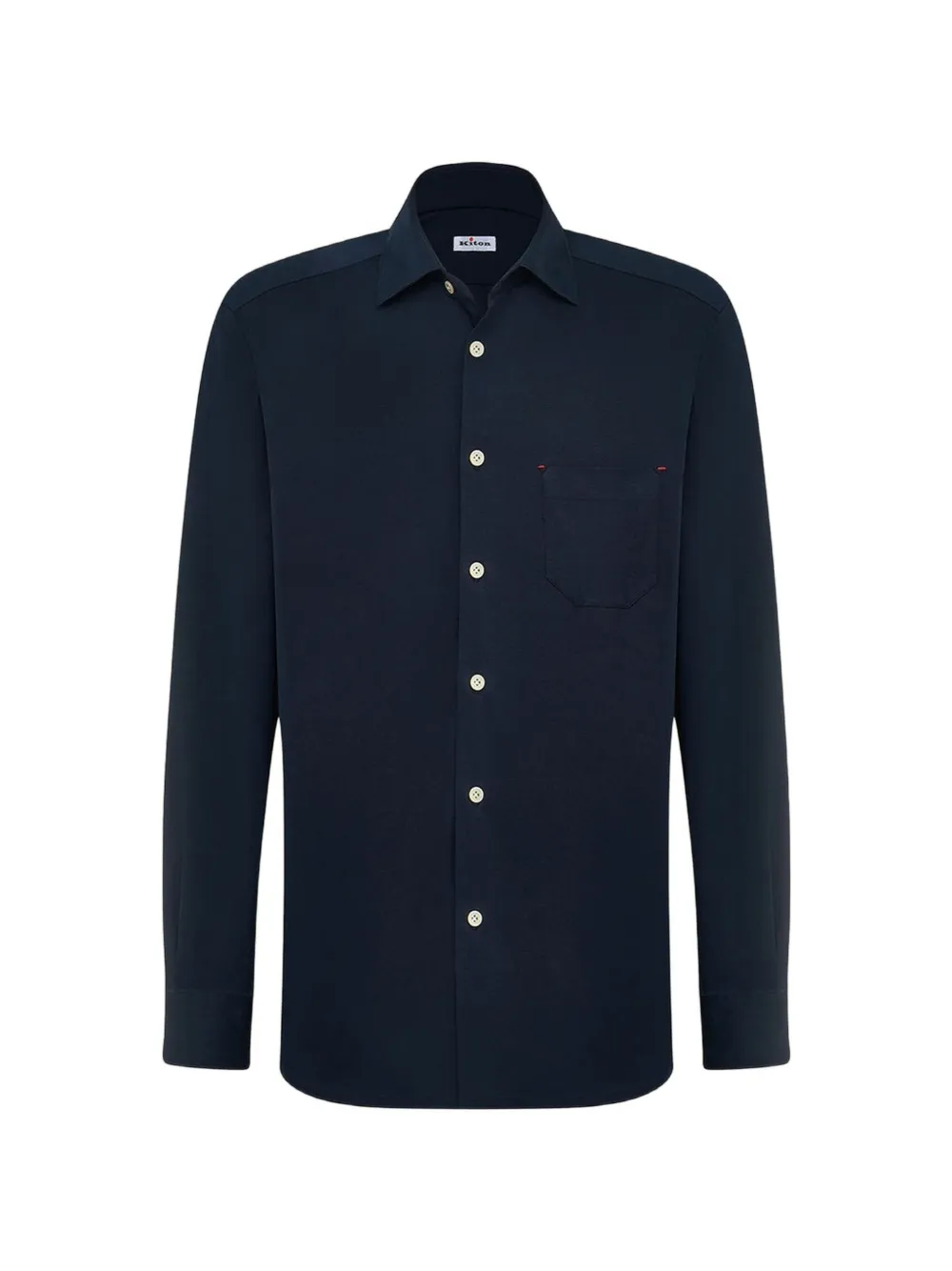 Kiton Nerano long-sleeve shirt - Blu