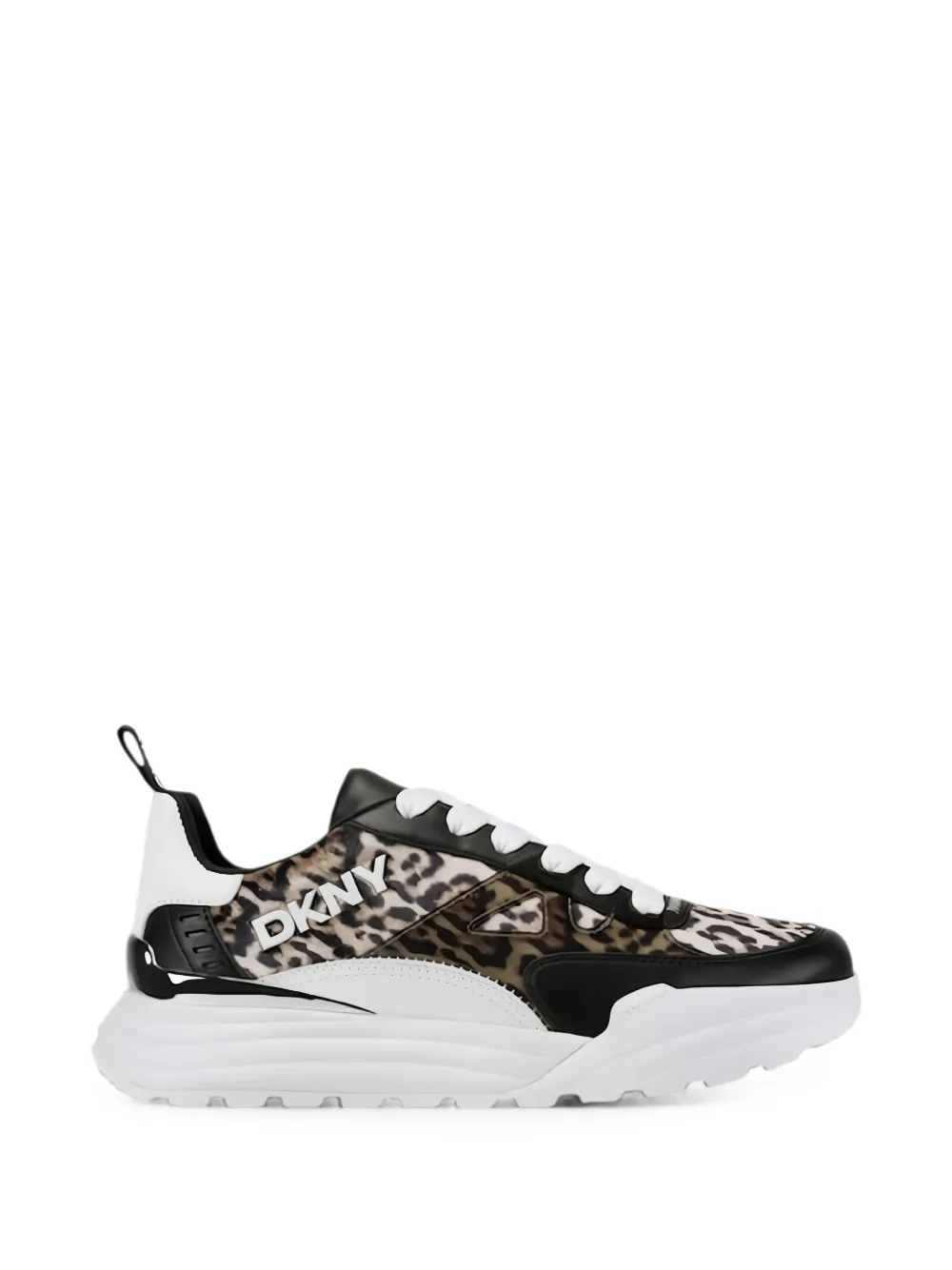 DKNY leopard-print Zanira sneakers Zwart