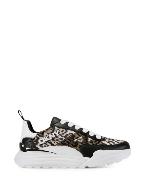 DKNY leopard-print Zanira sneakers