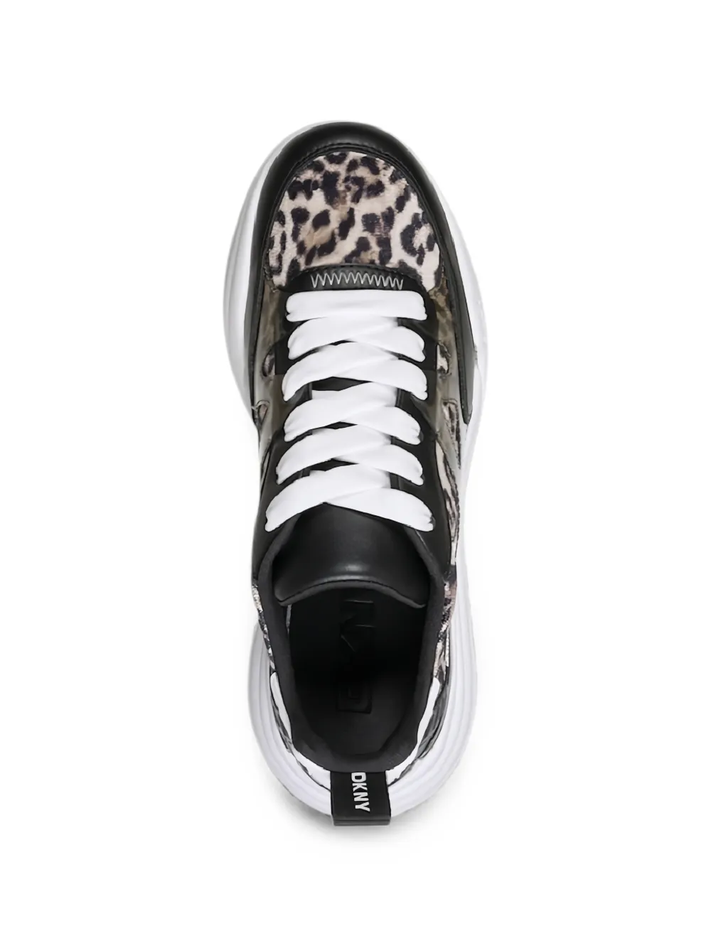 DKNY leopard-print Zanira sneakers Zwart