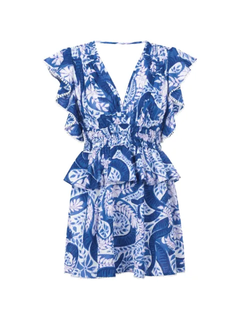 Poupette St Barth Noemi paisley-print mini dress