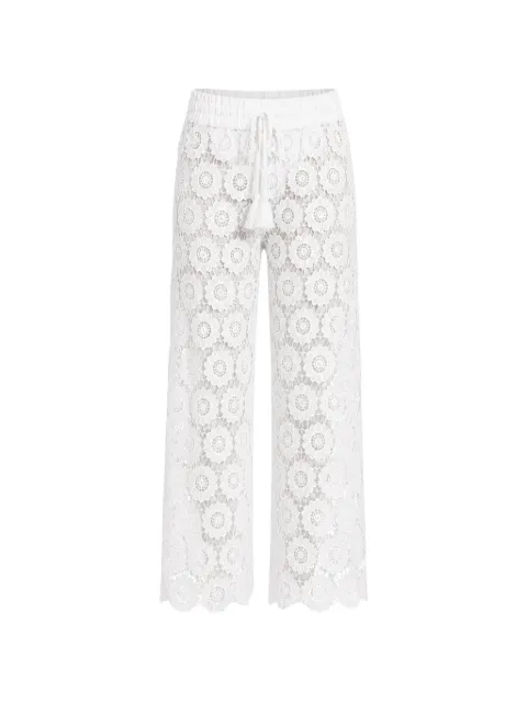 Seafolly Secret Garden floral-lace trousers