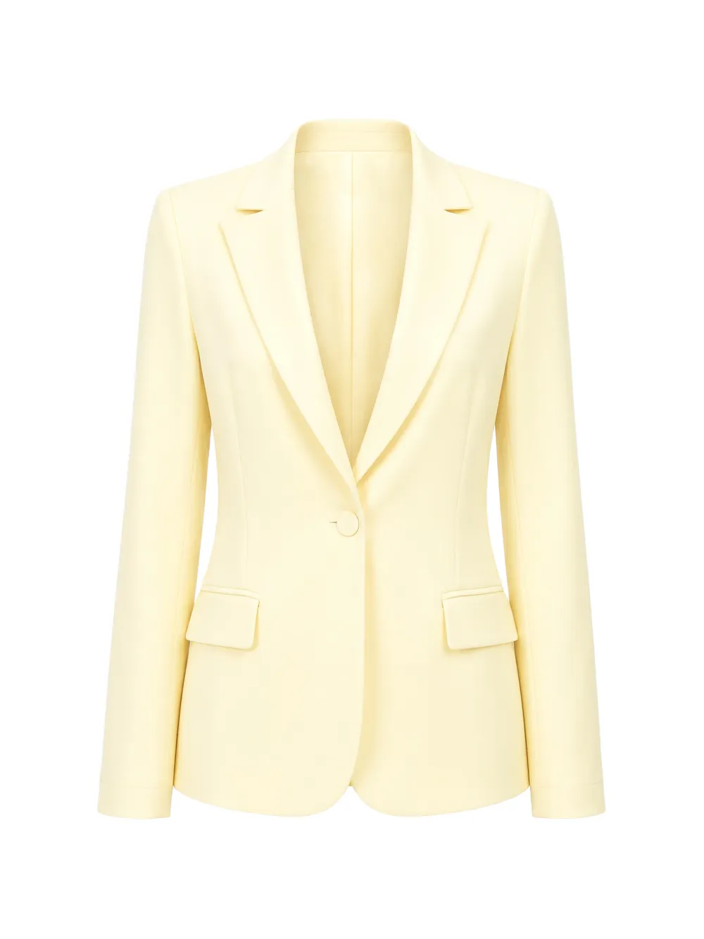 KONTATTO single-breasted wide-leg suit - Giallo