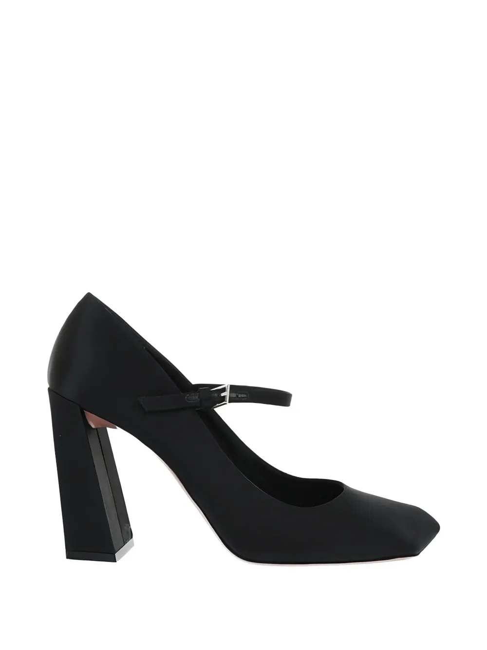 Amina Muaddi Charlotte Mary Jane heeled pumps Zwart