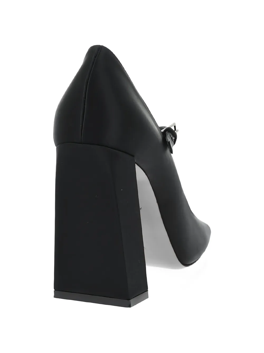 Amina Muaddi Charlotte Mary Jane heeled pumps Zwart