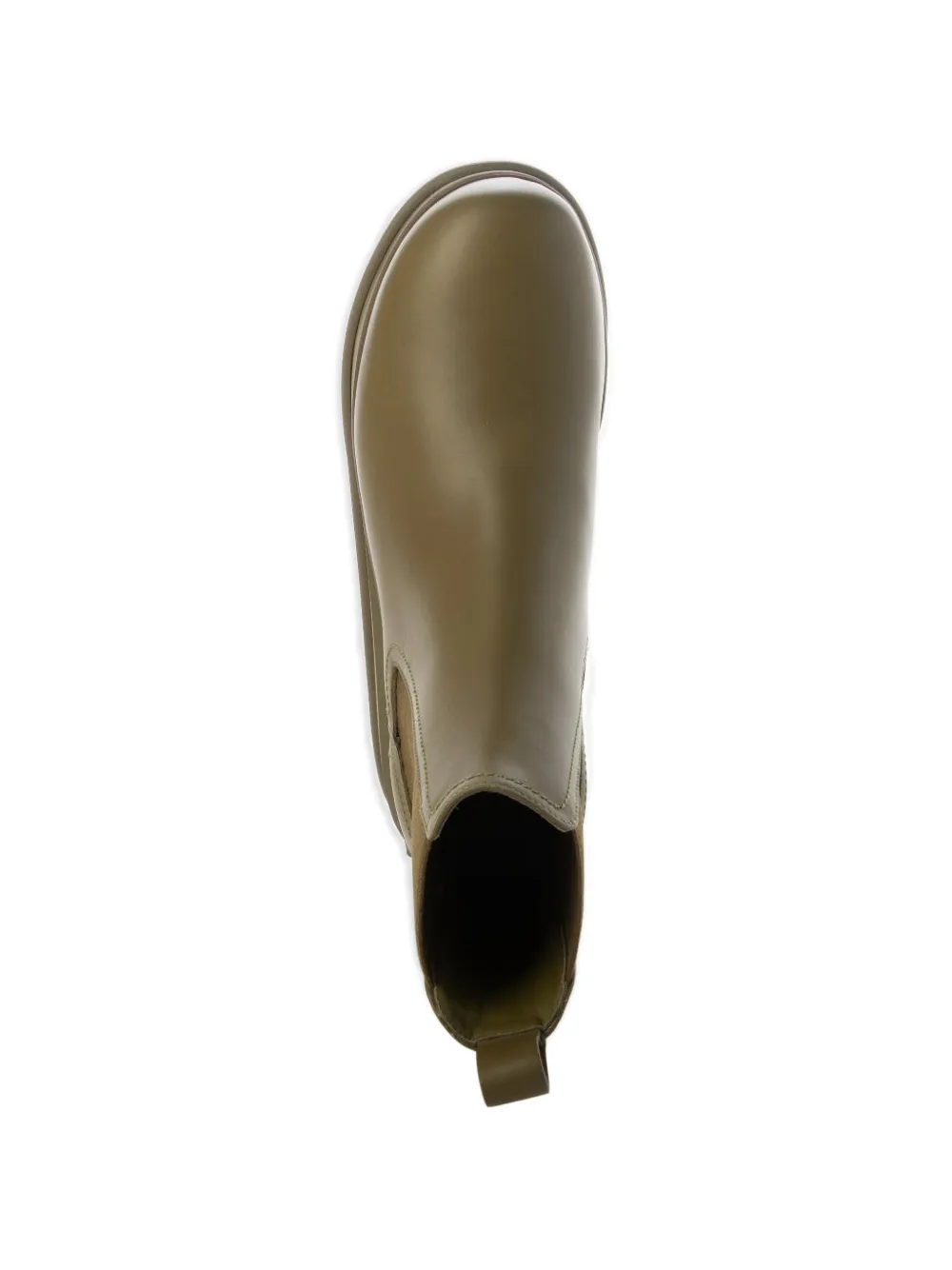 Ferragamo elasticated-panel pull-tab boots Groen