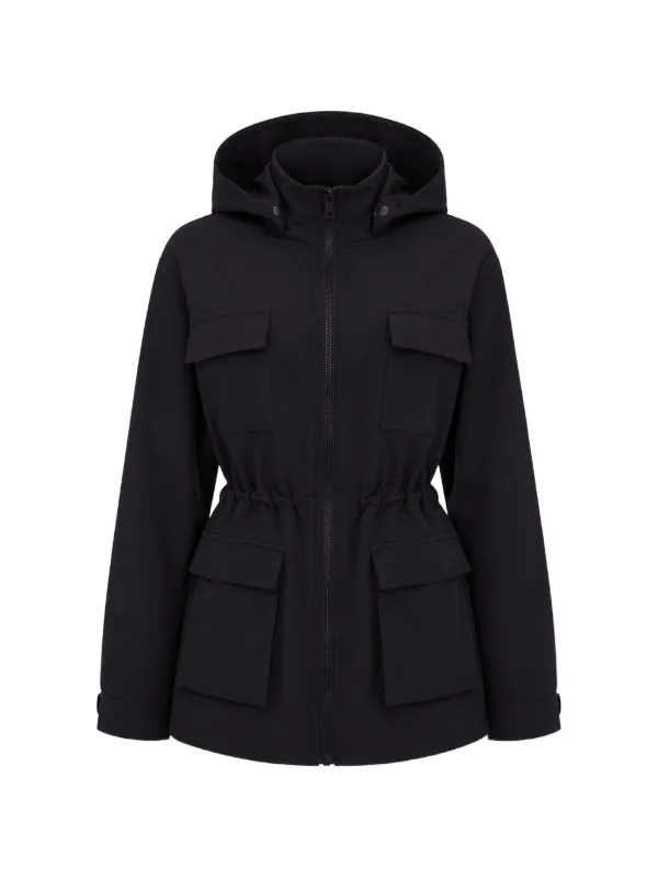 The Upside Freddie Drawstring Jacket in Black
