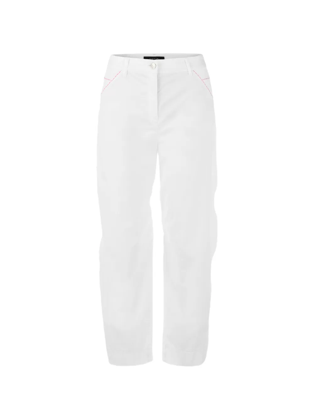 MARCCAIN Ruma contrast-stitch trousers - Bianco