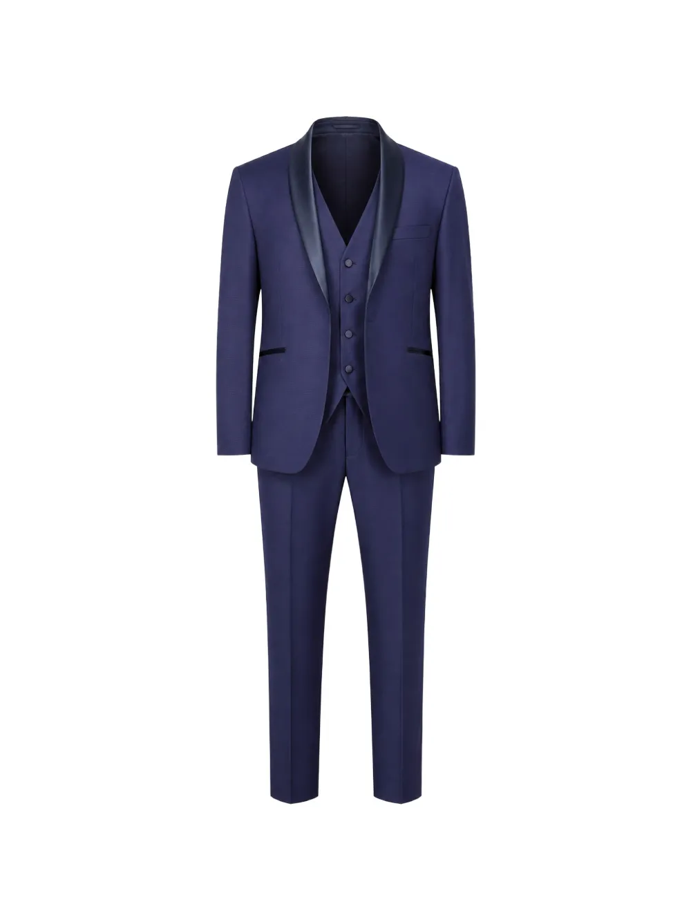 Tagliatore shawl-lapel three-piece suit - Blu