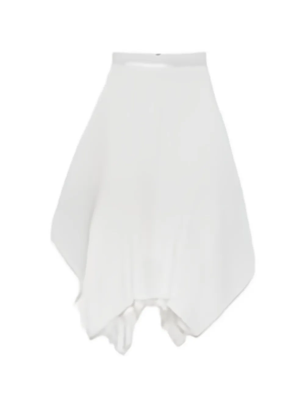 JW Anderson asymmetric-hem midi skirt Wit
