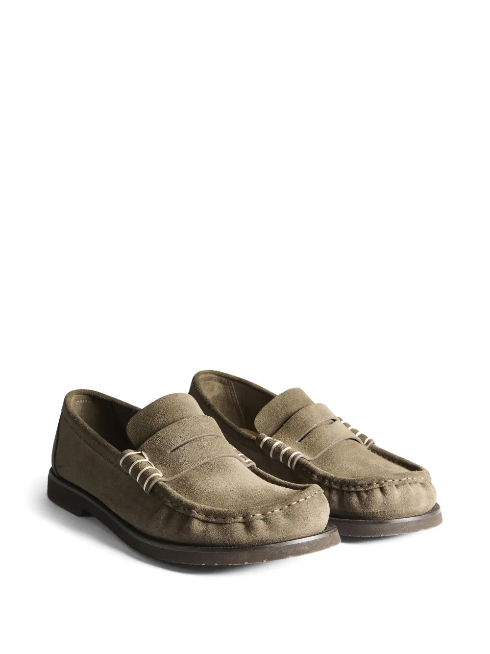 JW Anderson whipstitch penny loafers