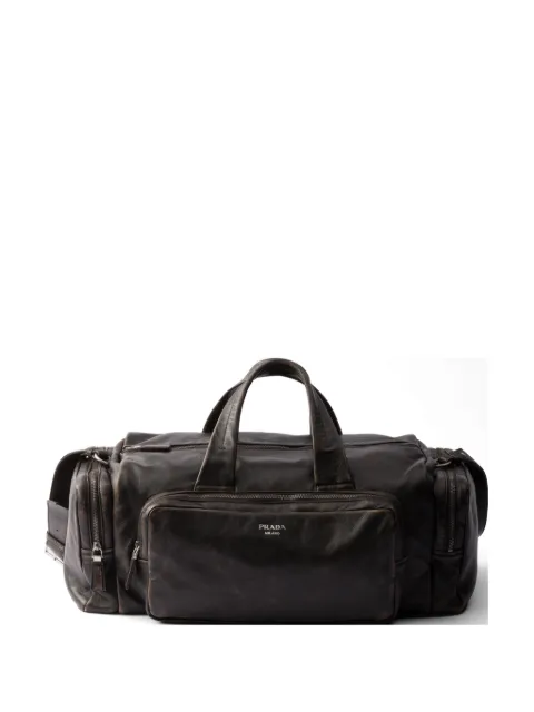 Prada nappa leather duffel bag