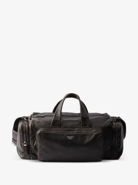 Prada nappa leather duffel bag