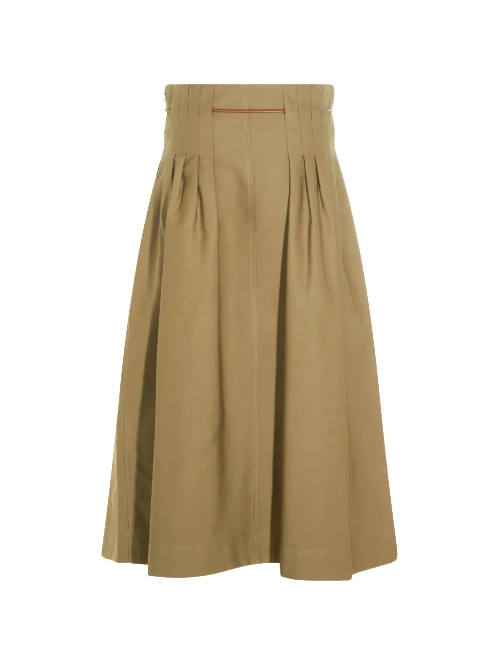 Max Mara pleated drawstring skirt - Nude