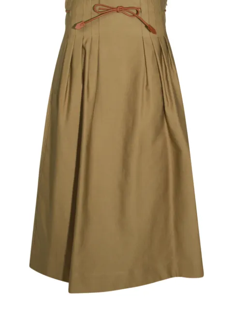 Max Mara плиссированная юбка с кулиской