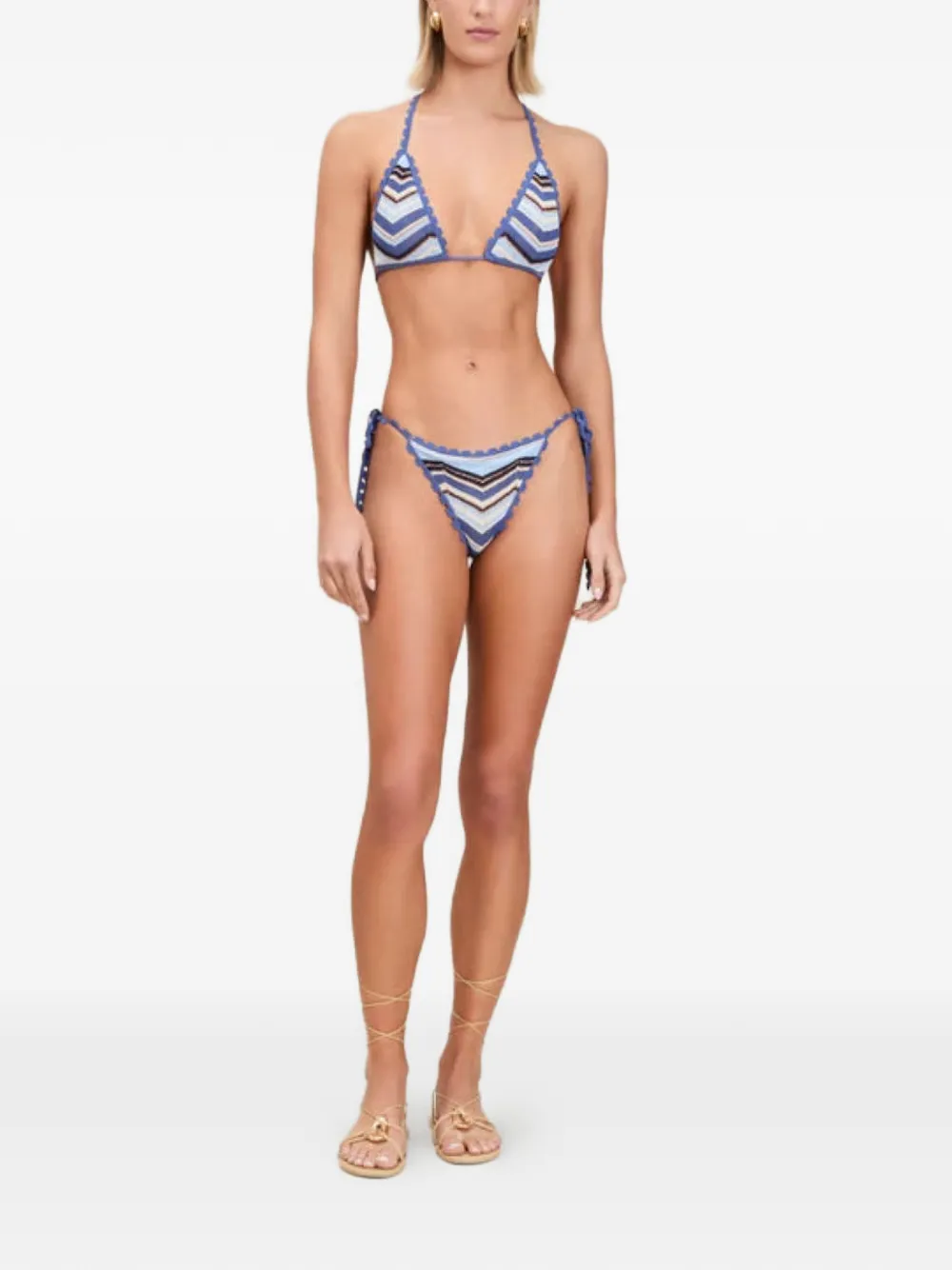  Devon Windsor Bikini De Ganchillo - Azul 