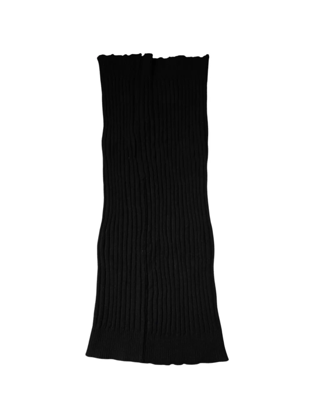 Dolce & Gabbana Ribgebreide sjaal Zwart