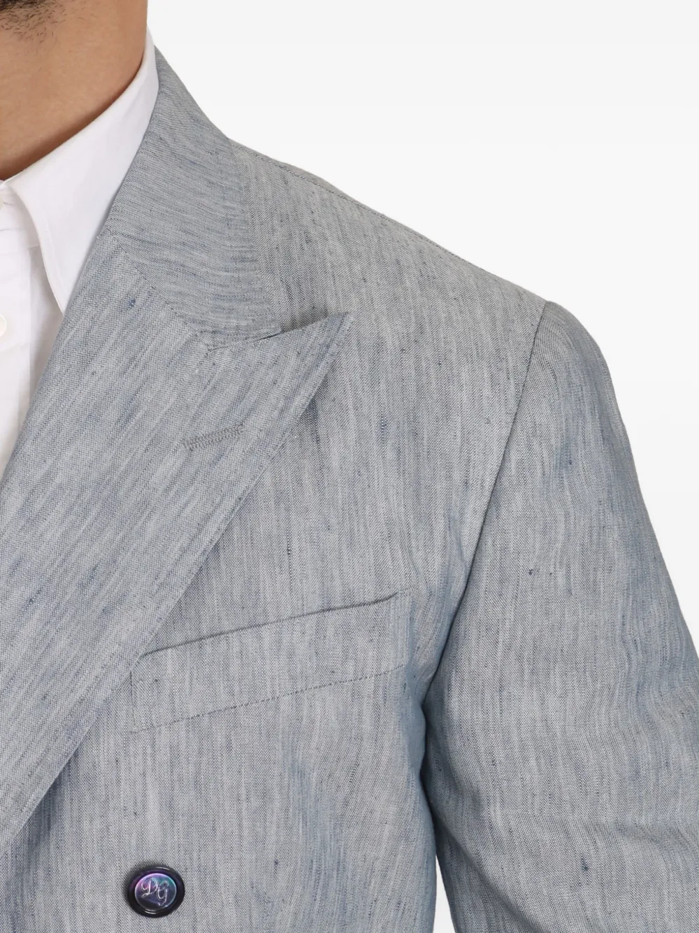 Dolce & Gabbana Blazer met dubbele rij knopen Blauw